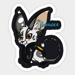 Jinawee the Jerboa Sticker